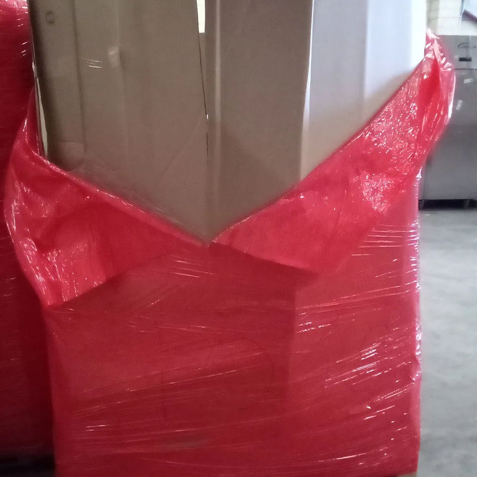 PALLET OF ASSORTED ITEMS INCLUDING WOLVERINE CROSS CUT PAPER SHREDDER, YUDA METAL CLOTHES RACK WITH STORAGE, FUNDIN MIRROR CABINET, WORKOUT ACCESSORIES 