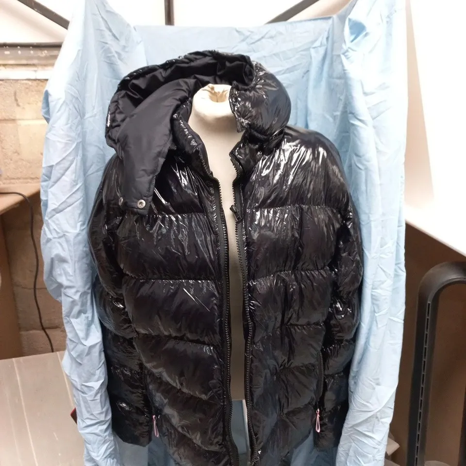 MONCLER DOWN PUFFER JACKET – MEN'S XL, BLACK