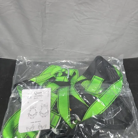 FORCE SAFETY HARNESS EN 361 – NEON GREEN/BLACK, SEALED IN BAG