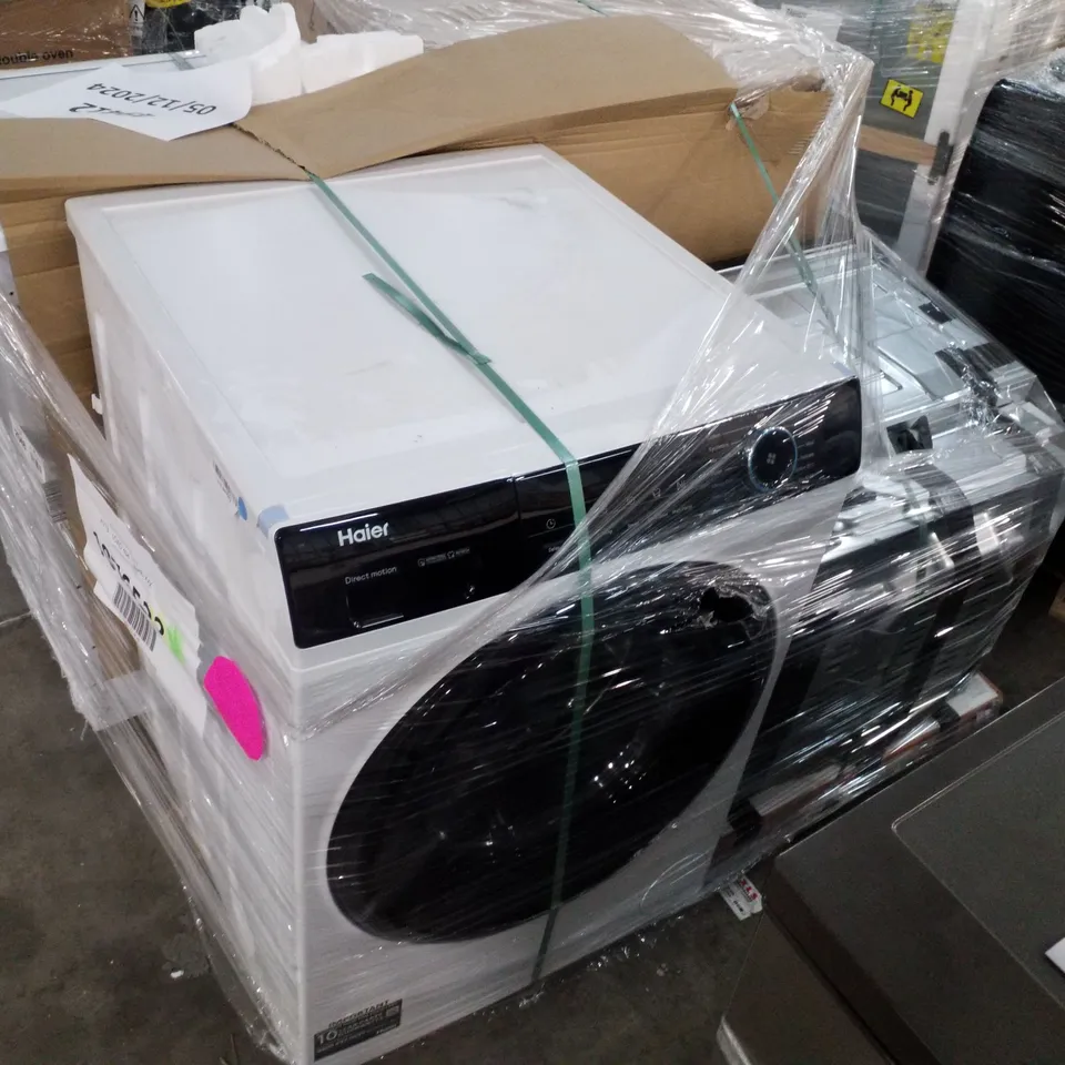 PALLET OF APPROXIMATELY 4 UNPROCESSED RAW RETURN WHITE GOODS TO INCLUDE;