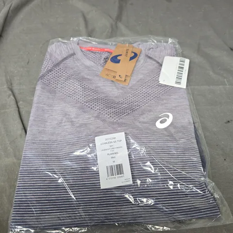 MENS RUNNING SEAMLESS T-SHIRT - GREY SIZE M
