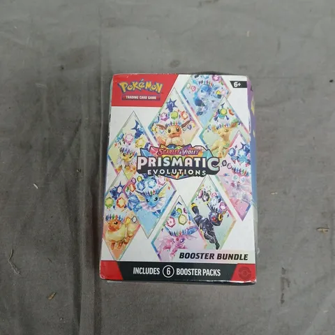 SEALED POKÉMON SCARLET & VIOLET PRISMATIC EVOLUTIONS BOOSTER BUNDLE – 6 BOOSTER PACKS