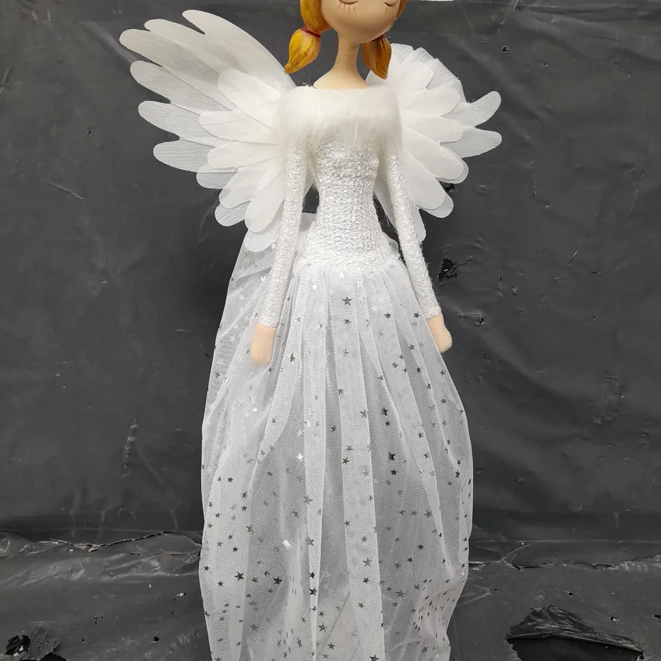 BOXED 50CM BATTERY OPERATED WHITE ANGEL