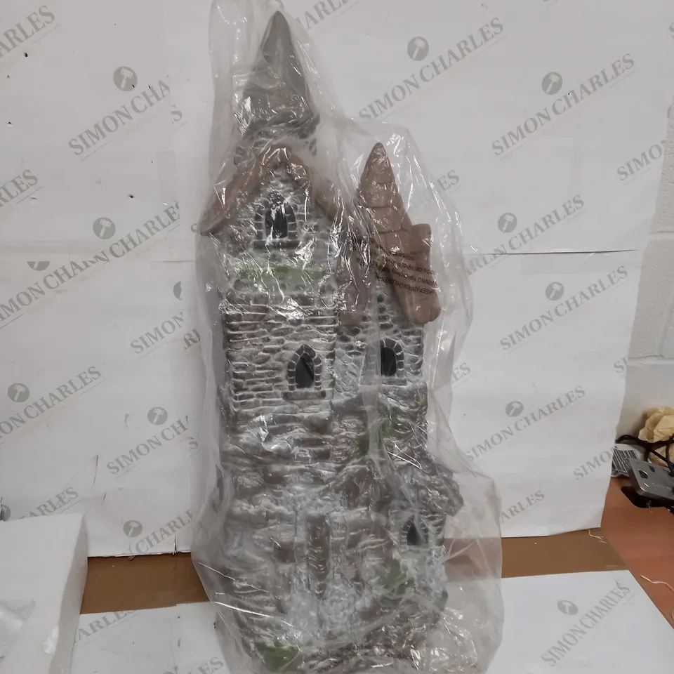 MY GARDEN STORIES LED CASTLE GARDEN SCULPTURE