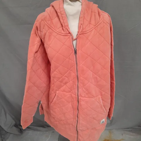 PASSENGER GETAWAY RECYCLED FULL ZIP HOODIE IN BURNT ORANGE SIZE XXL
