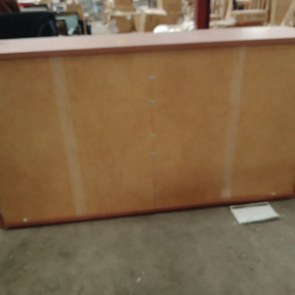 BROWN 6-DRAWER CHEST OF DRAWERS (LAMINATE) – FREE-STANDING