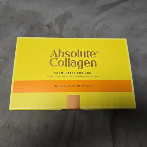 BOXED ABSOLUTE COLLAGEN MARINE COLLAGEN LIQUID FOOD SUPPLEMENT - MANGO & MANDARIN FLAVOUR (140ML)