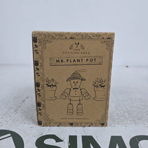 MR PLANT POT – TERRACOTTA CHARACTER PLANTER (THE POTTING SHED)