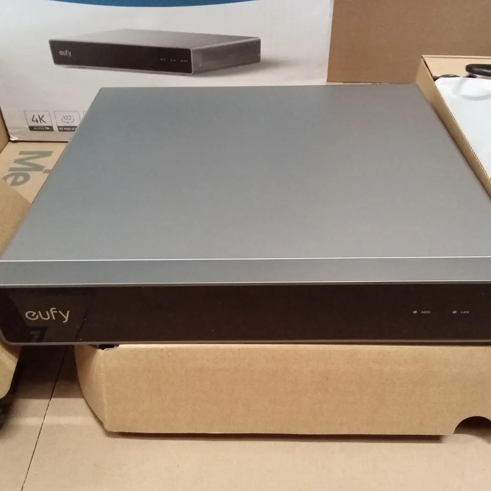 BOXED EUFY SECURITY POE NVR CCTV CAMERA SYSTEM E40, 4 X 4K BULLET CAMS RRP £679