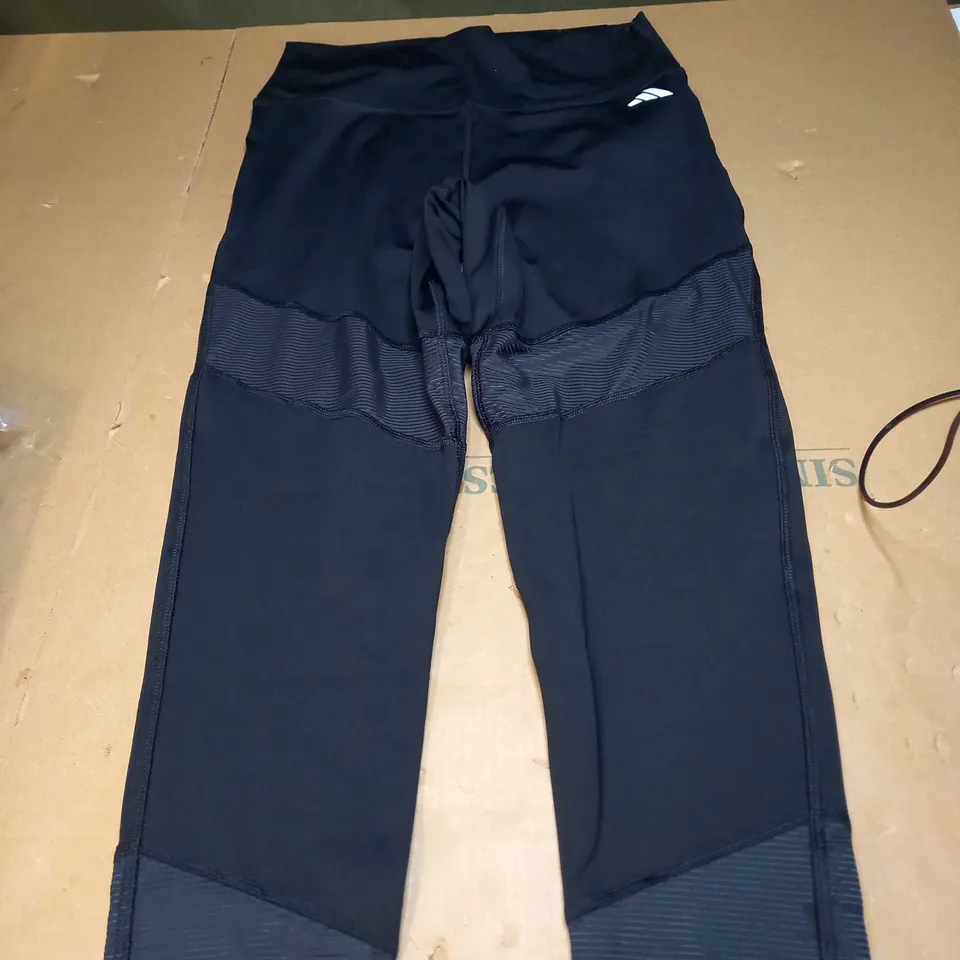 ADIDAS LOGO HIGH RAISED LEGGINGS SIZE M
