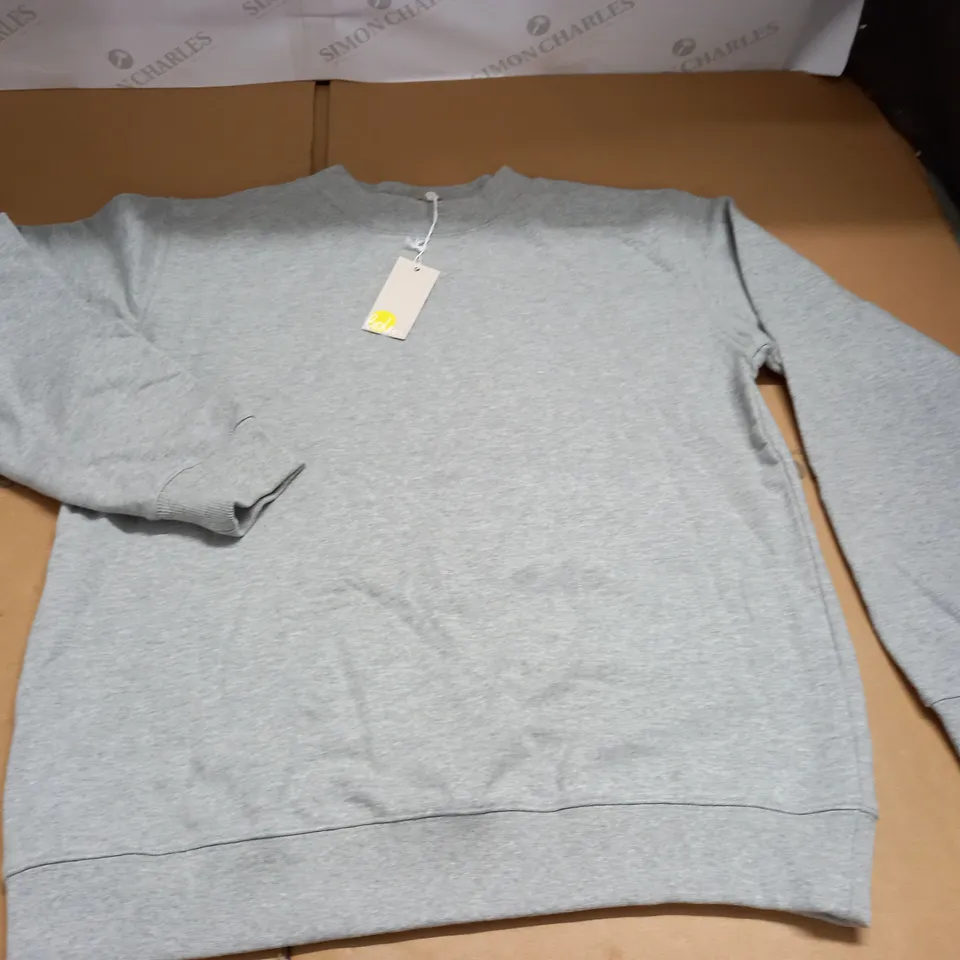 BODEN GREY CREW JUMPER - M