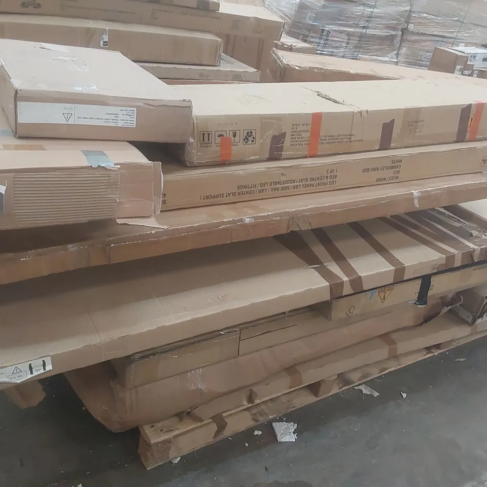 PALLET CONTAINING A VERY LARGE QUANTITY OF ASSORTED FURNITURE PARTS ECT