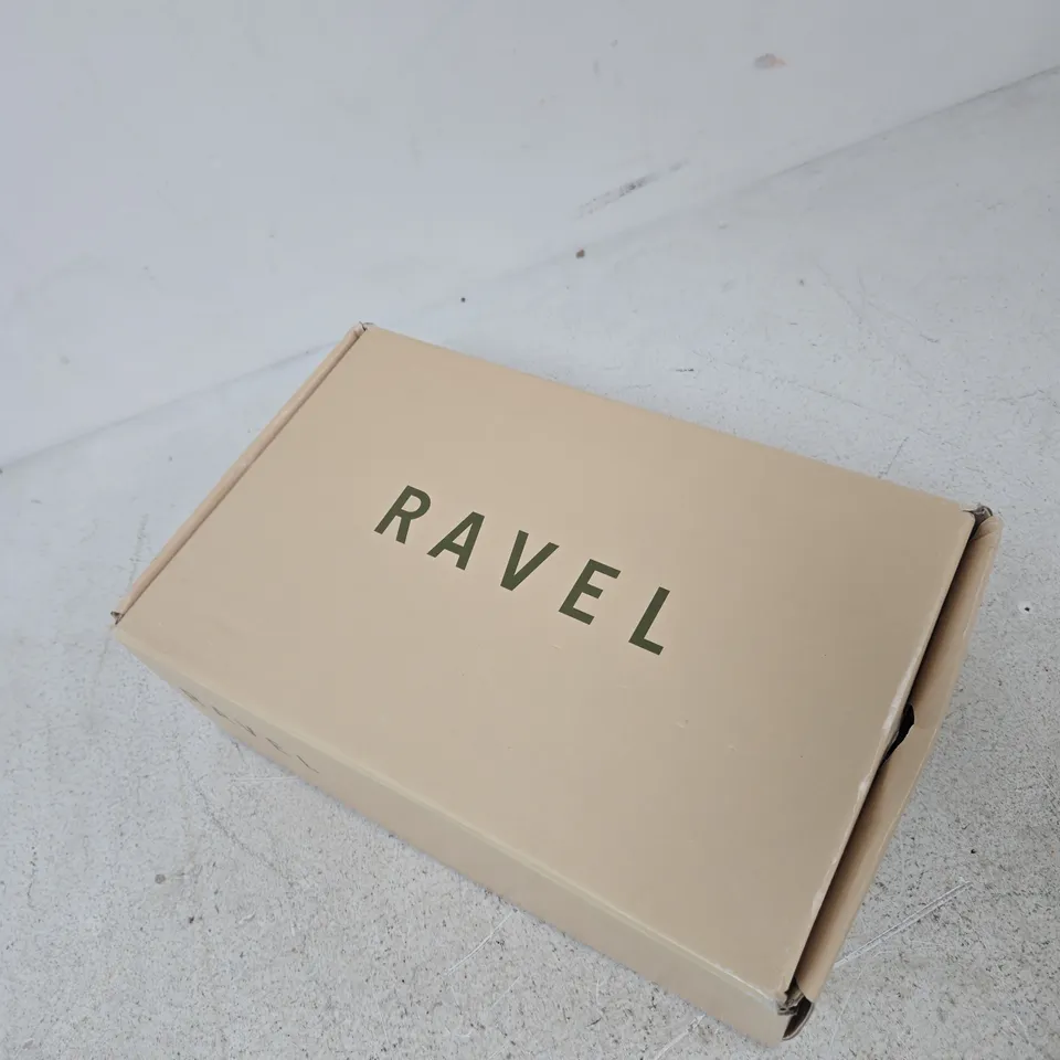 RAVEL OXLEY SAND SUEDE SLIP-ON SHOES (RLS685), UK 4 (EUR 37)
