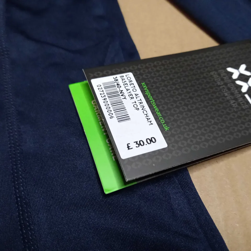 LORETO ALTRINCHAM BASELAYER NAVY TOP - CHEST SIZE 38/40