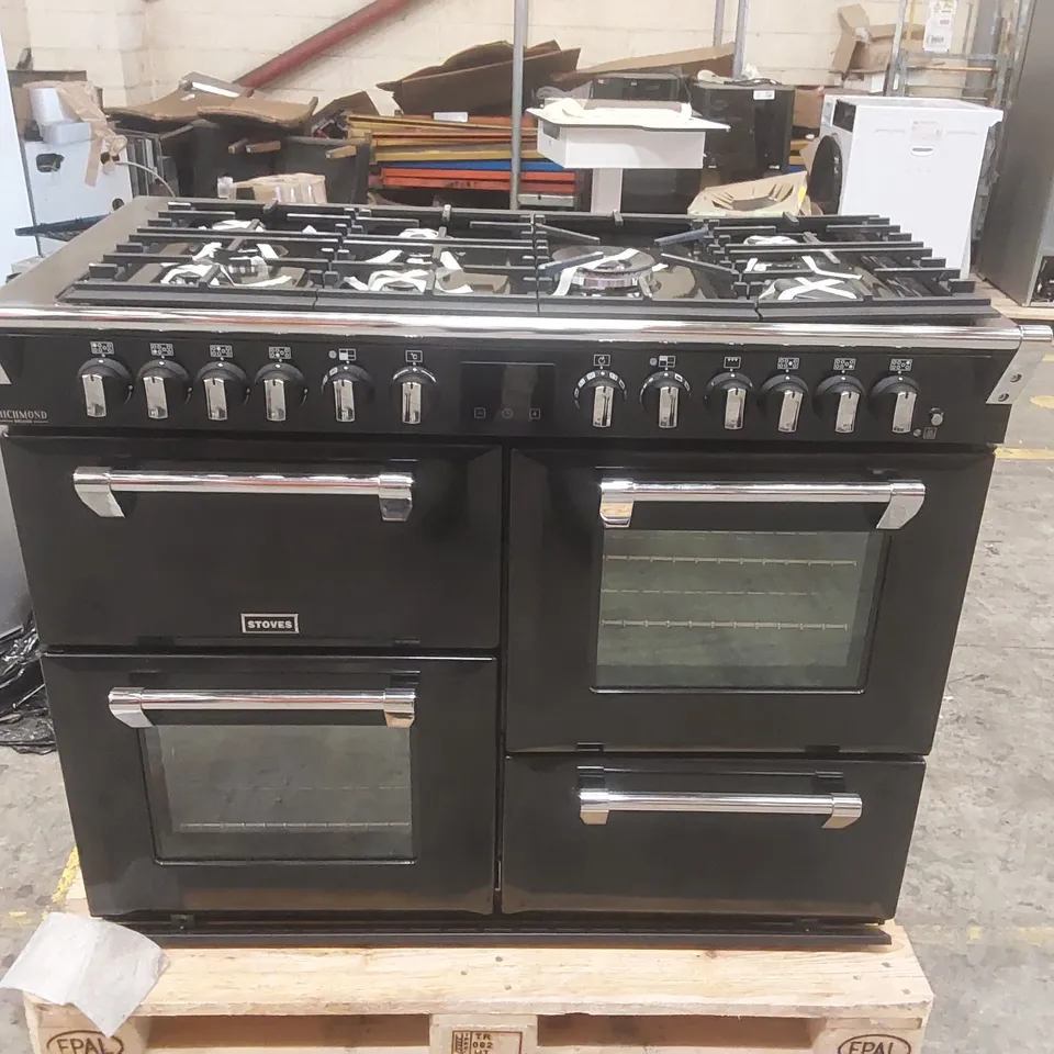 STOVES RICHMOND DELUXE ST DX RICH D1100DF DUAL FUEL RANGE COOKER