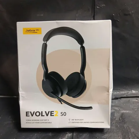 JABRA EVOLVE2 50 USB HEADSET – BLACK – BOXED