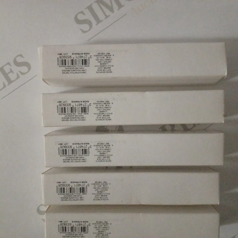LOT OF 4 GIVENCHY MISTER LIGHT CORRECTIVE PEN 1.6ML, 06 MISTER CINNAMON