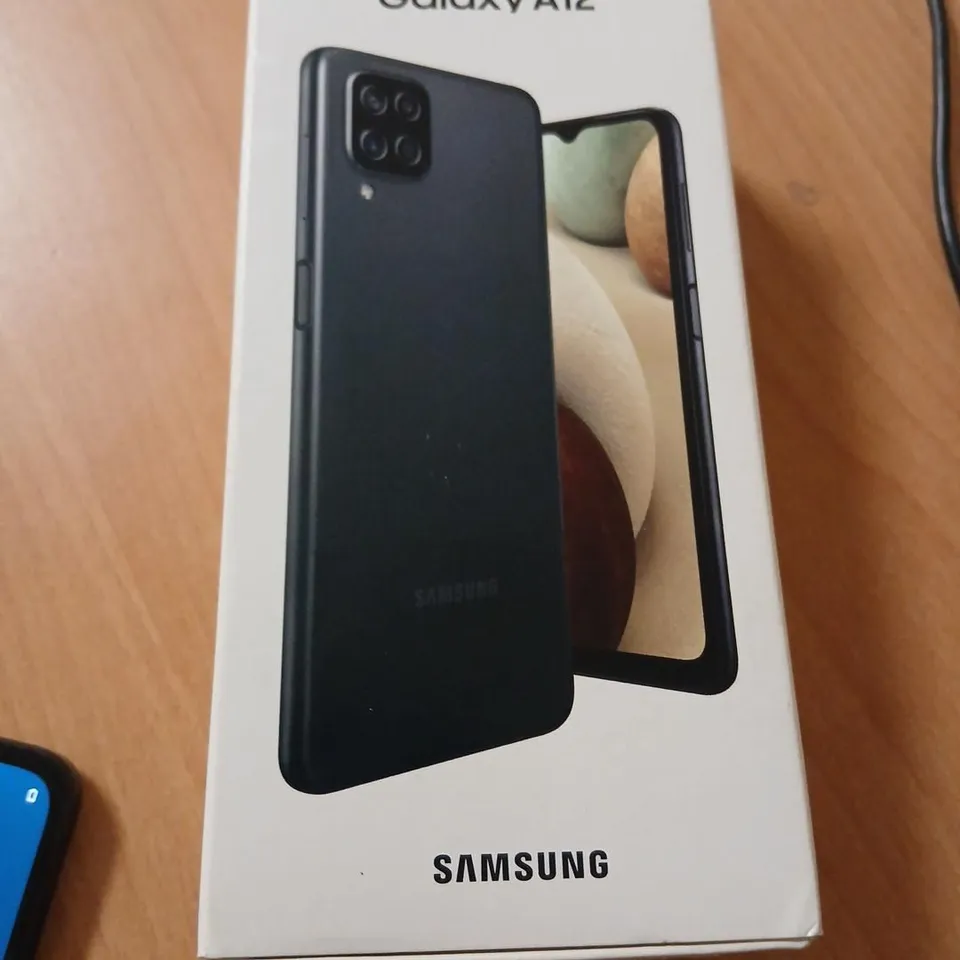 SAMSUNG GALAXY A12 SMARTPHONE – BLACK, BOXED