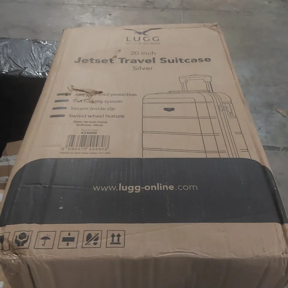 BOXED LUGG TRAVEL SUITCASE