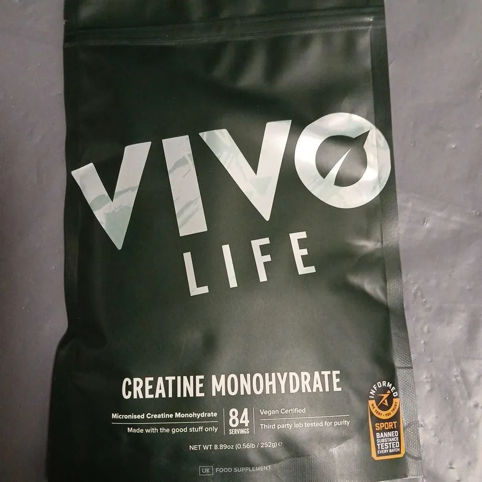 VIVO LIFE 252G CREATINE MONOHYDRATE 