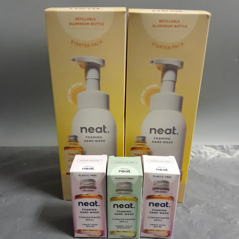 NEAT REFILLABLE FOAMING HAND WASH STARTER KIT