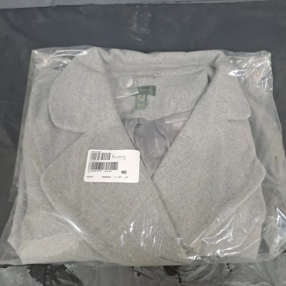 RUTH LANGSFORD RELAXED DB JACKET - 12