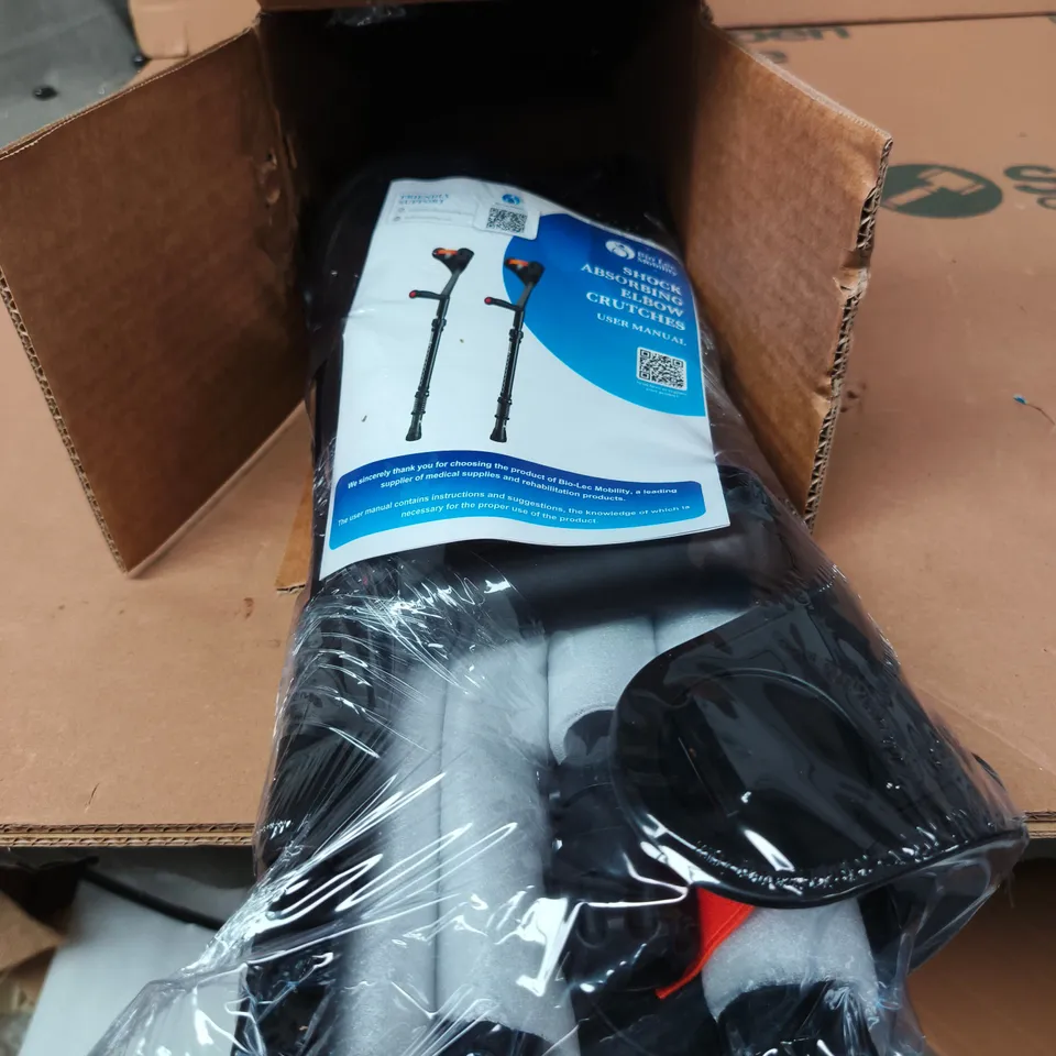 BIO LEC MOBILITY SHOCK ABSORBING CRUTCHES BOXED