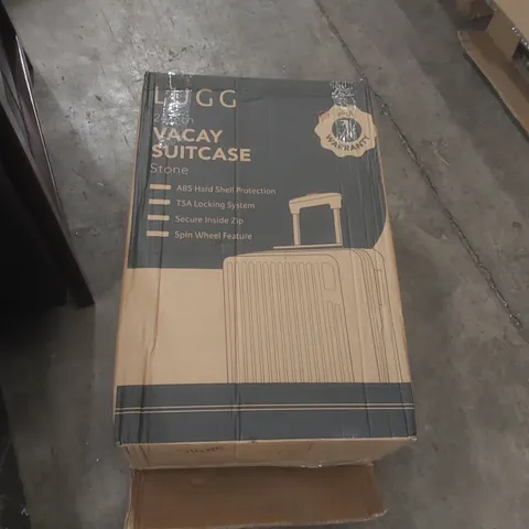 BOXED LUGG TRAVEL SUITCASE