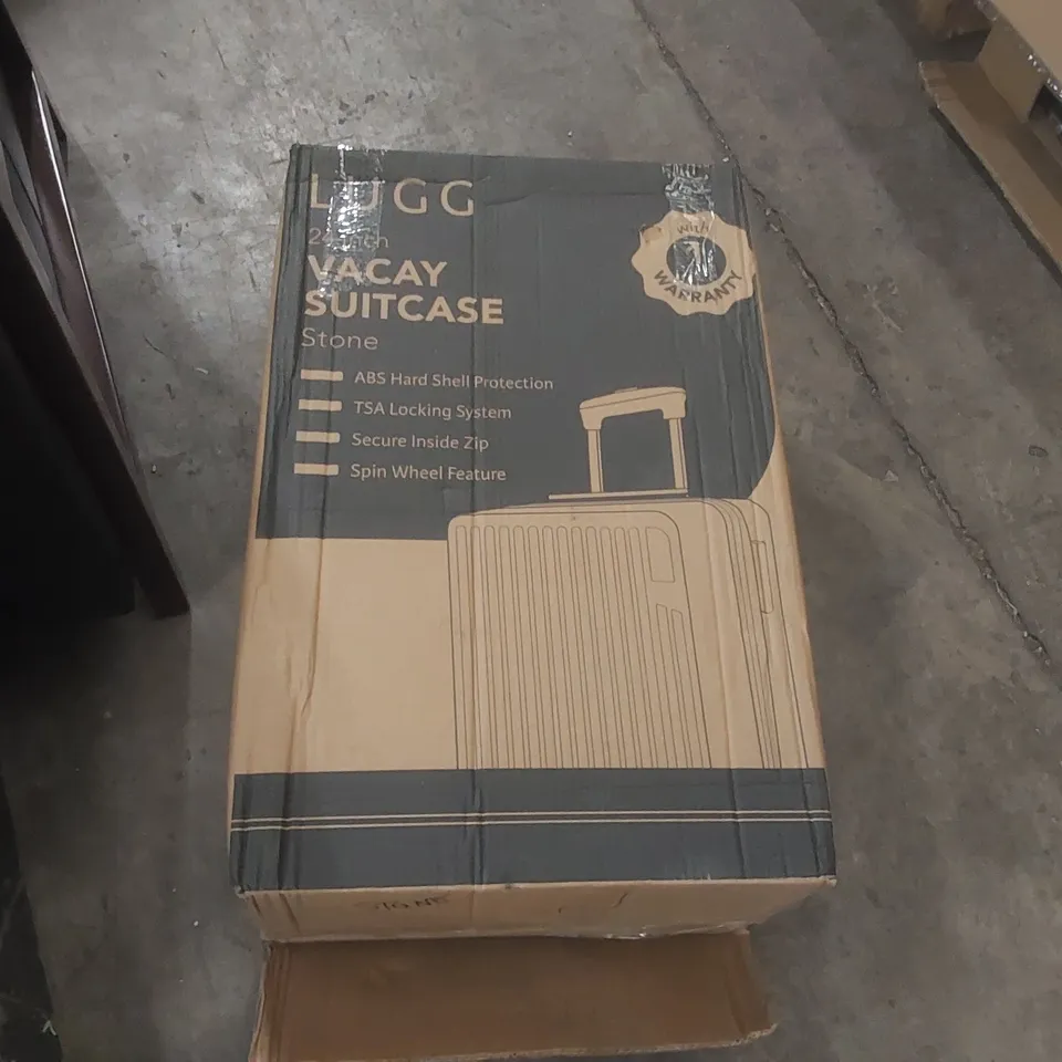 BOXED LUGG TRAVEL SUITCASE