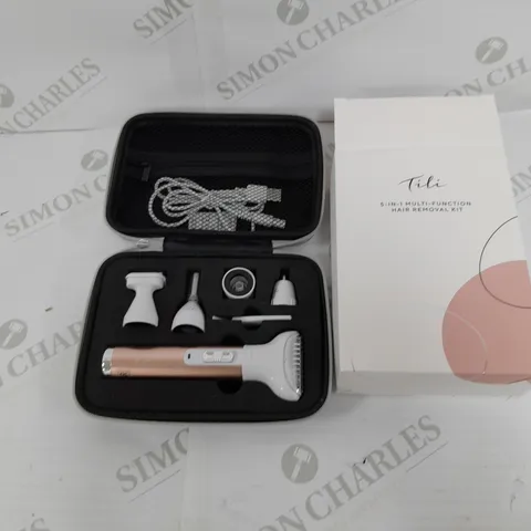 BOXED TILI 5-IN-1 MULTI-FUNCTIONAL HAIR REMOVAL KIT PINK 