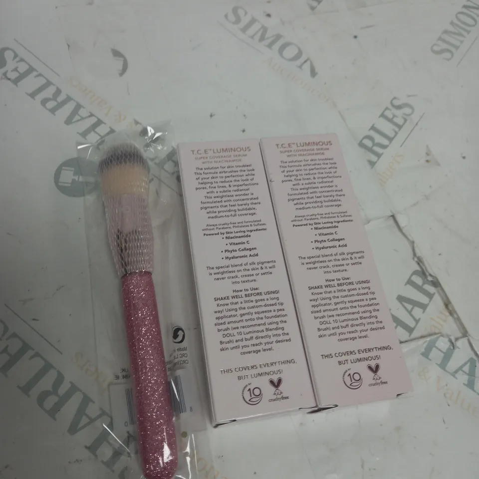 2 X T.C.E LUMINOUS DOLL 10 WITH 1 x BRUSH