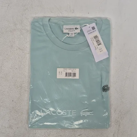 BAGGED LACOSTE REGULAR FIT CREWNECK T-SHIRT IN MINT SIZE 6