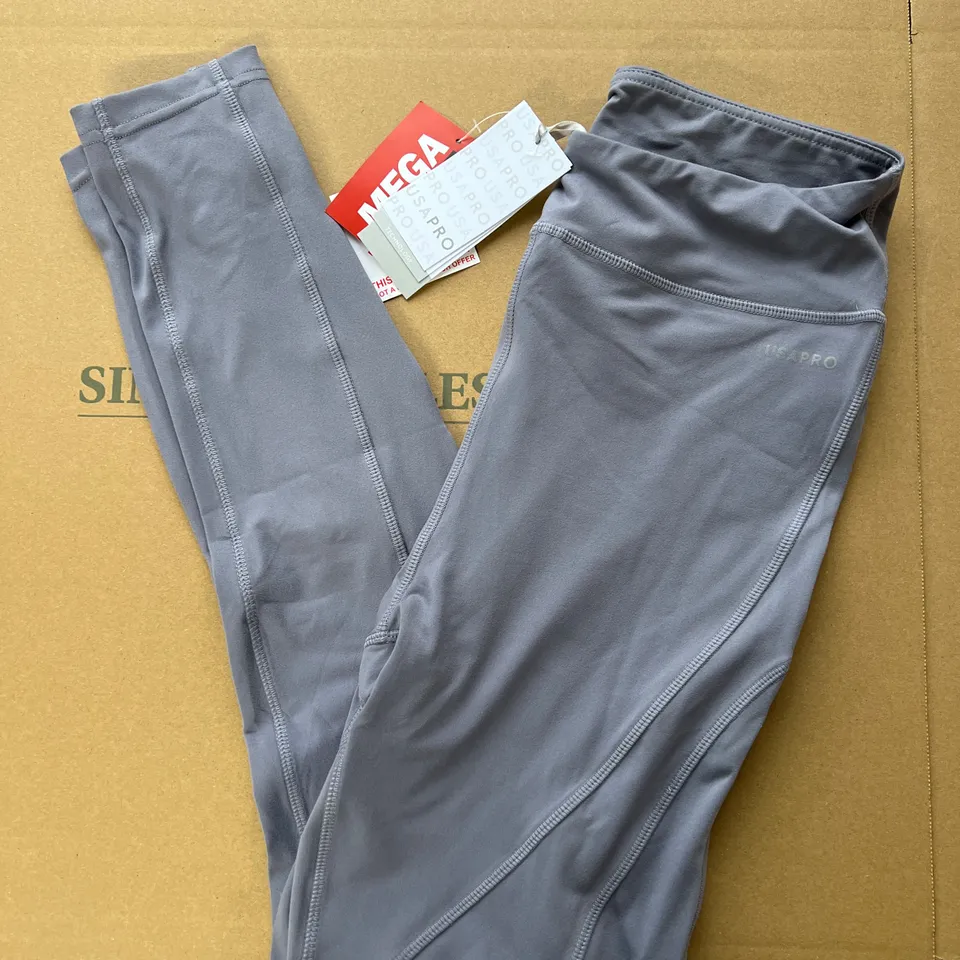 USA PRO CONTOUR LEGGINGS IN LILAC SIZE 12 