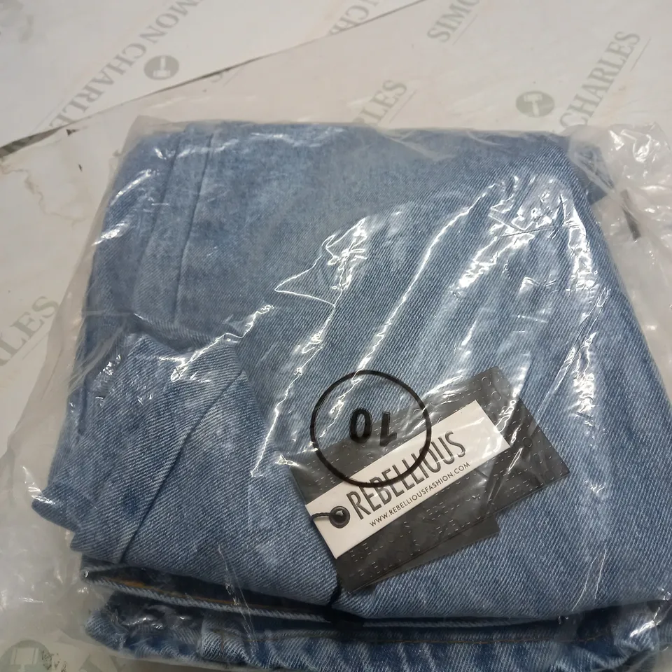 REBELLIOUS DENIM JEANS SIZE 10