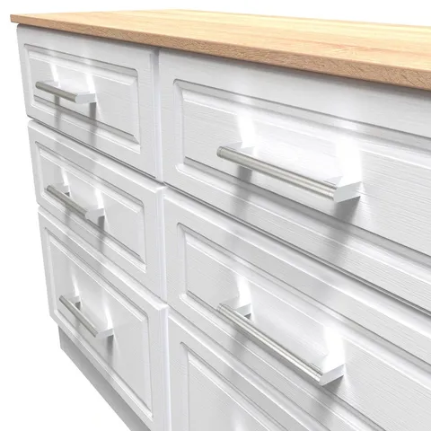 ST GEORGE 6 DRAWER CHEST IN CREAM