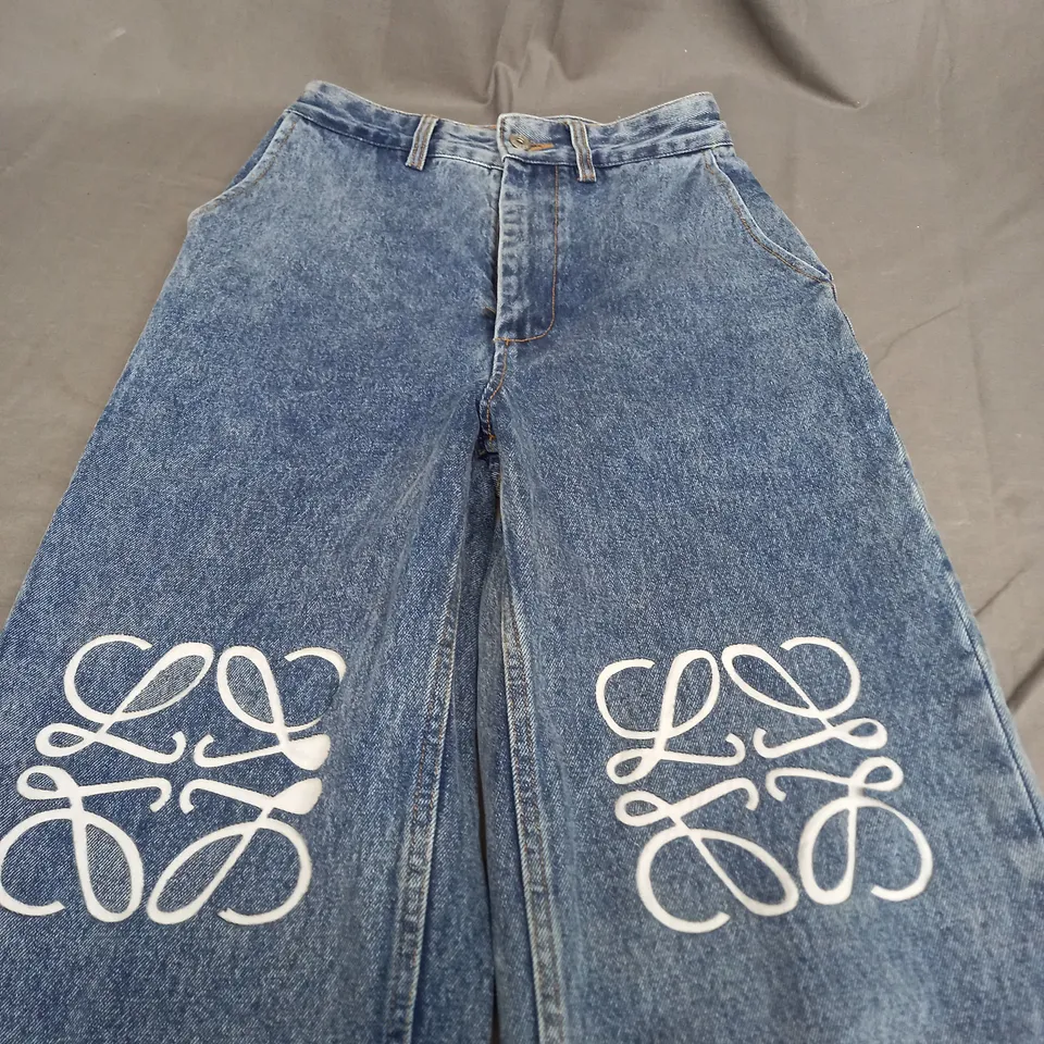 LOEWE DENIM BAGGY JEANS - SIZE SMALL 