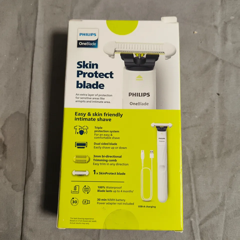 SEALED PHILIPS ONEBLADE INTIMATE SKINPROTECT BLADE