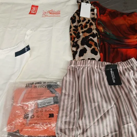 LOT OF APPROXIMATELY 45 ASSORTED CLOTHING ITEMS TO INCLUDE PRETTYLITTLETHING, ZARA AND ASOS