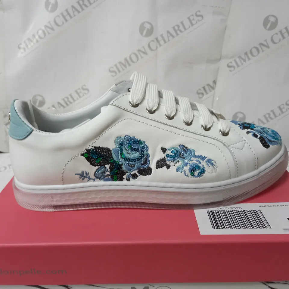 BOXED MODAIN PELLE AFLOWER WHITE SHOES SIZE 39