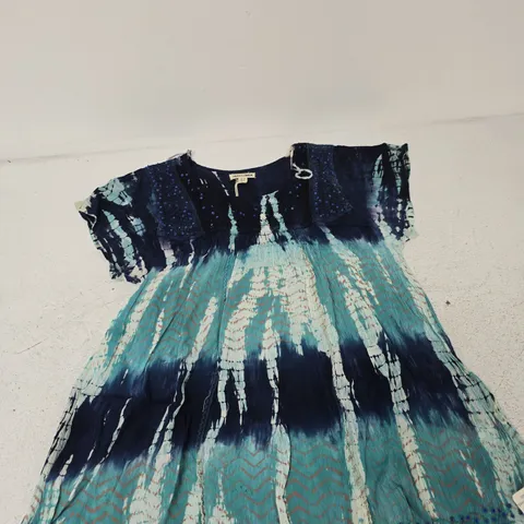 UK 12 MUDFLOWER TIE-DYE TOP (EU 40, US 8)