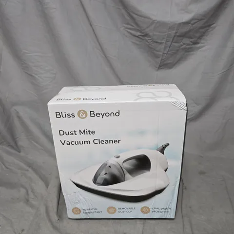 BLISS & BEYOND DUST MITE VACUUM CLEANER – BOXED