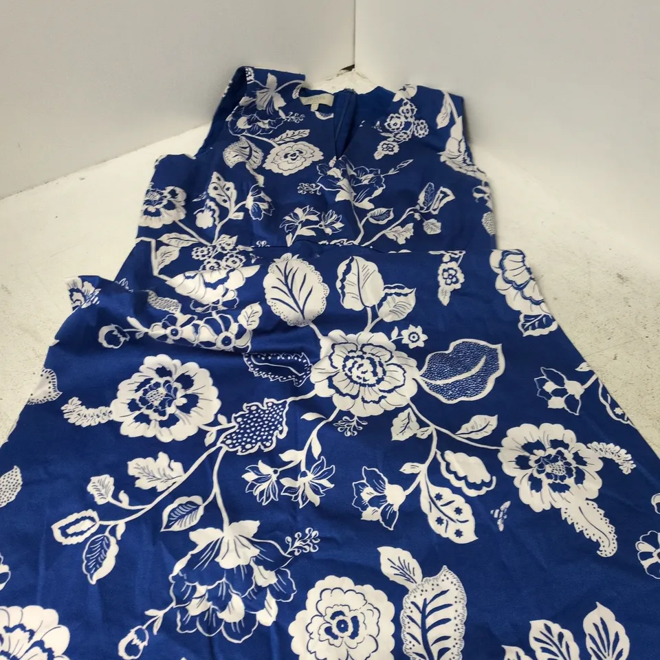 HOBBS LONDON WOMEN'S BLUE FLORAL DRESS – UK 14