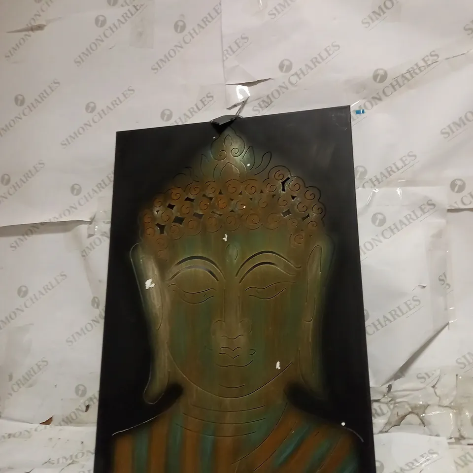 INNOVATORS SOLAR LED PEACEFUL BUDDHA WALL DECOR