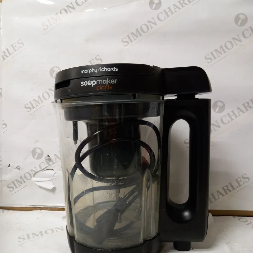 MORPHY RICHARDS CLARITY SOUP MAKER