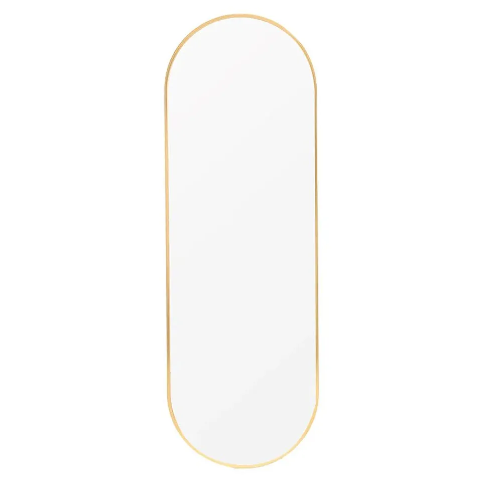 BOXED NEO GOLD WALL MIRROR METAL FRAME FRAMED FULL LENGTH MIRROR - 160cm