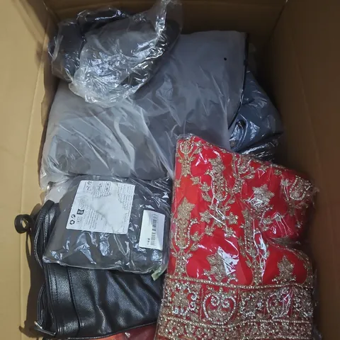 APPROXIMATELY 25 ASSORTED CLOTHING AND FASHION PRODUCTS IN VARIOUS STYLES AND SIZES - COLLECTION ONLY