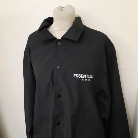 ESSENTIALS BUTTON LIGHTWEIGHT JACKET SIZE UNSPECIFIED