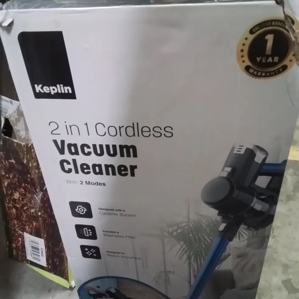 BOXED KEPLIN 2IN1 CORDLESS VACUUM CLEANER 