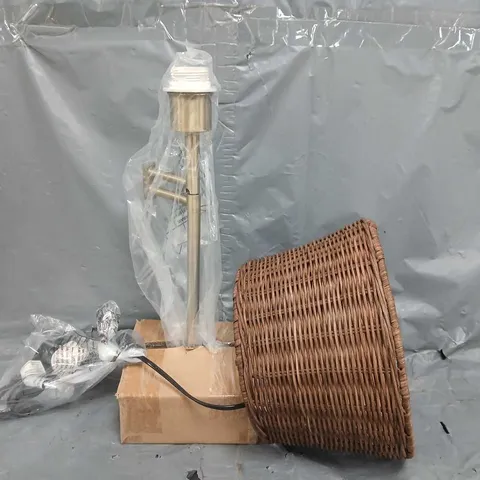 RUSTIC TABLE LAMP - COLLECTION ONLY