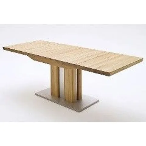BRAND NEW BOXED BERGAMO EXTENDABLE COLUMN TABLE 160/210×77×90CM (2 BOXES)